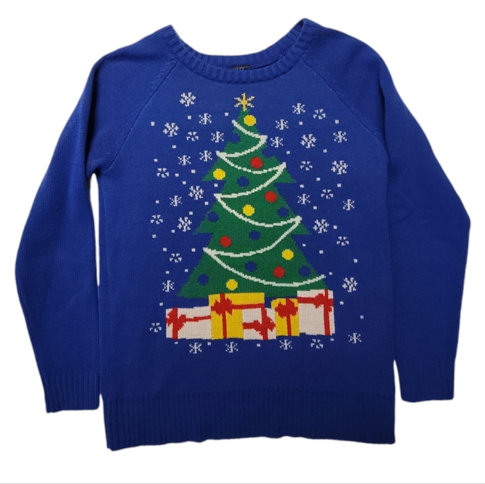 Knit Christmas Tree Holiday Sweater